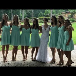 Teal dress